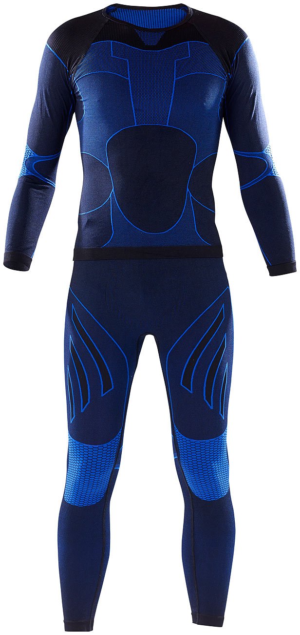 PEARL sports Thermounterwäsche: Herren-Thermo-Funktionsunterwäsche mit Kompression (Thermowäsche