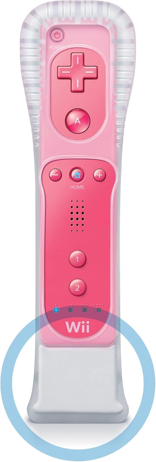 Nintendo Wii Remote MotionPlus Bundle - Pink (Renewed)