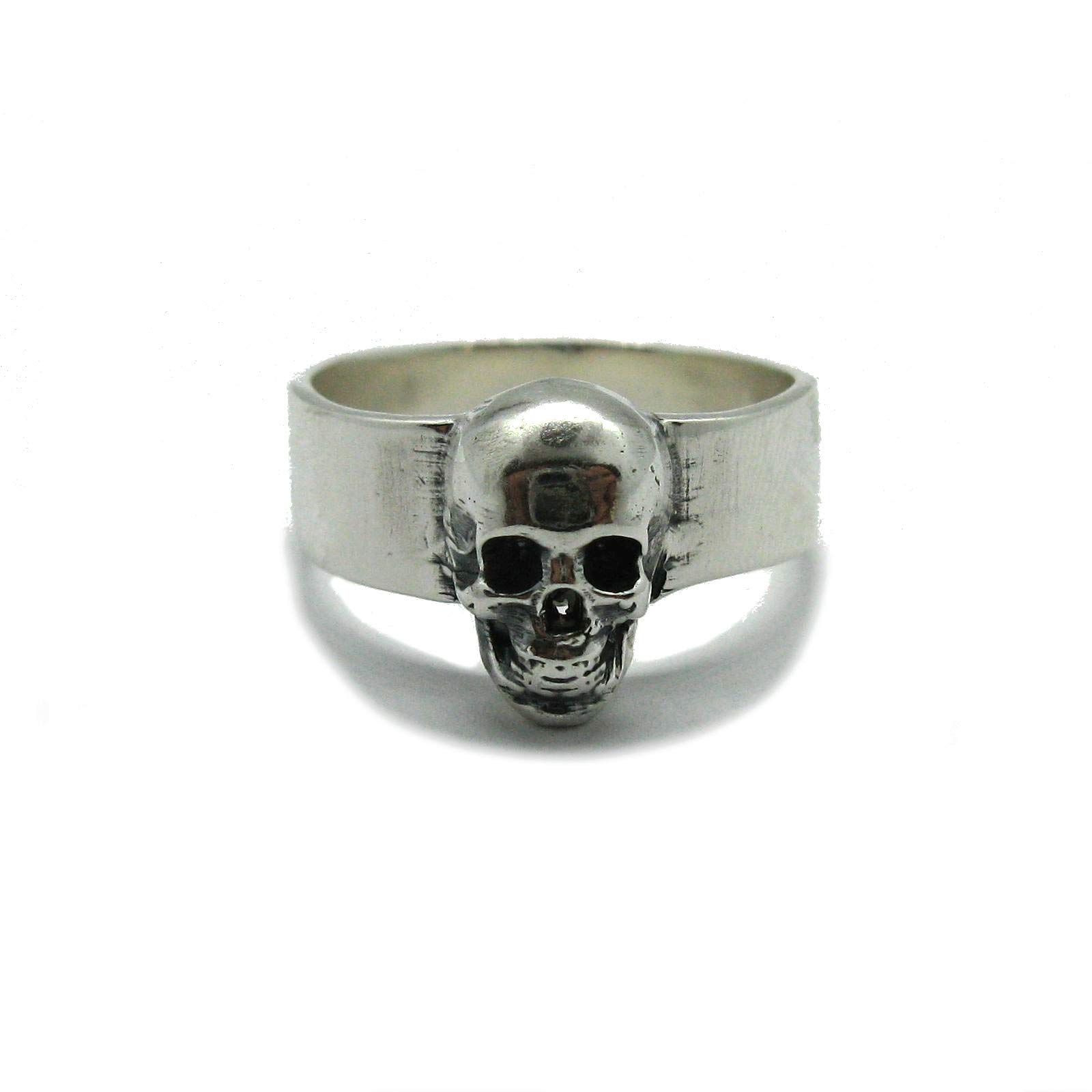 Anello da uomo in argento massiccio 925 Cranio R001861
