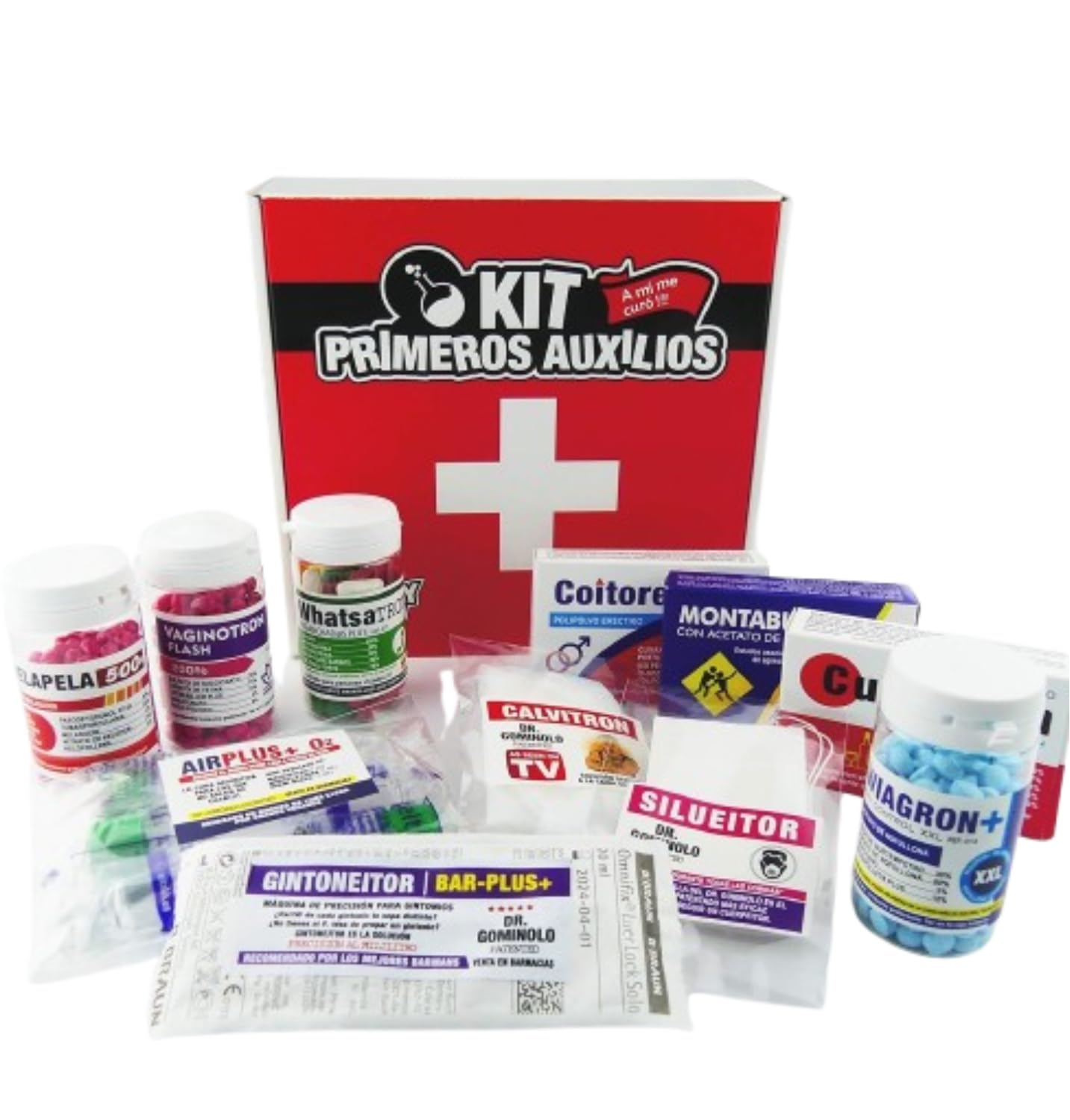 Regalo Cumpleaños Original | Regalo para despedidas, jubilaciones y celebraciones | Regalo de broma y Risas | KIT para Risas - Crazylabs