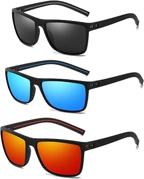 KALIYADI Polarized Sunglasses For Men & Women - Lightweight UV Protection Sun Glasses For Driving, Fishing & Outdoor