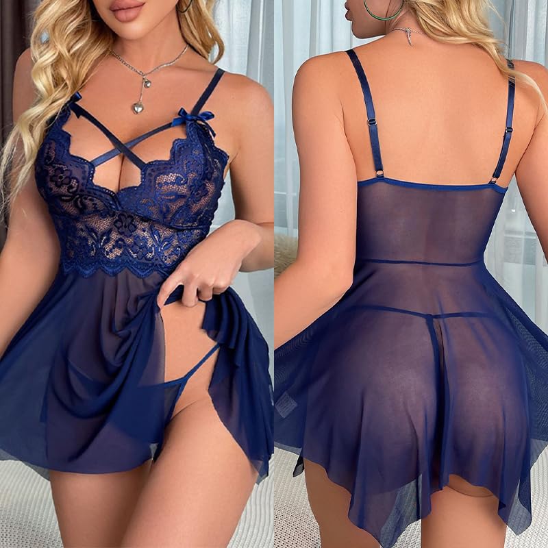 Nuisette transparente pour raviver la flamme avec élégance et confort - 4