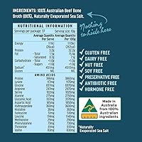 Vista 3 de Concentrado de caldo de hueso de res australiano, sabor a carne de res natural, bebida densa de nutrientes súper saludables, sin gluten, sin hierbas