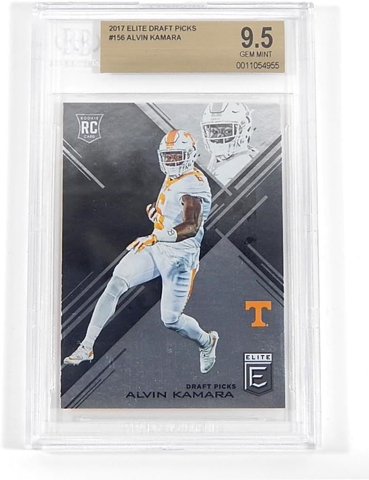 2017 Elite Draft Picks Alvin Kamara RC #156 BGS 9.5 - Football Cards