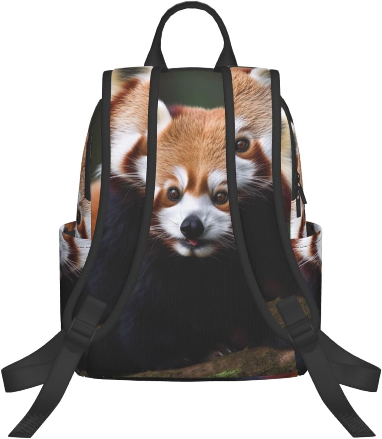 Lightweight Hiking Backpack Casual Laptop Backpack for Men Women Animal Red Panda Bookbag Travel Daypack