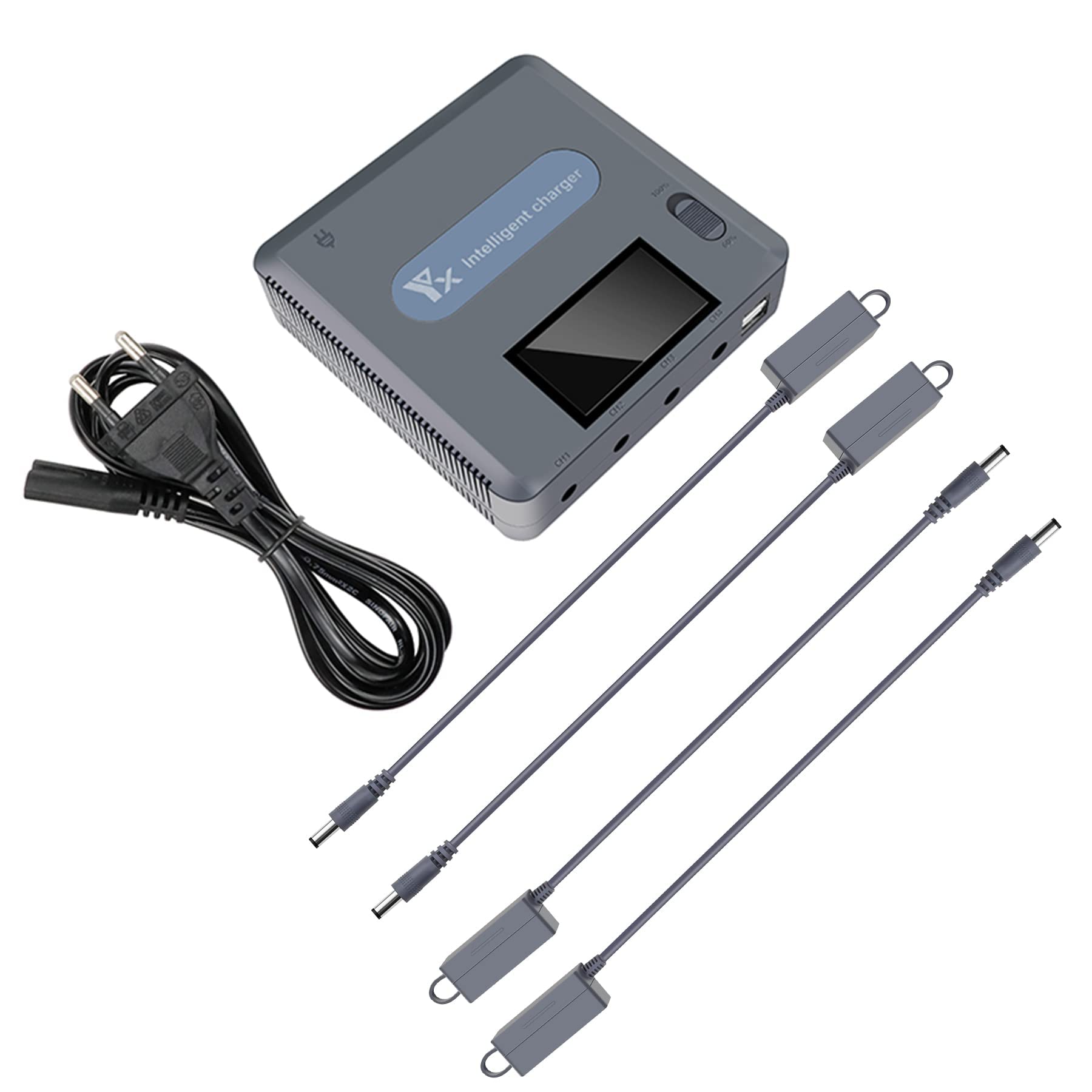 LCD Chargeur de Batterie pour DJI Mavic 3, Mavic 3 Classic/Pro/Cine Drone, 6 en 1 Station de Recharge Hub