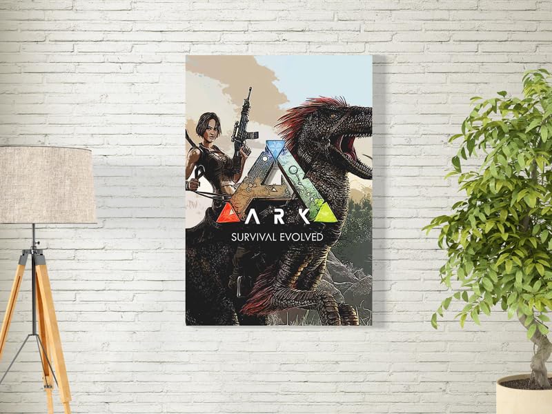 bpa Ark Survival evolved Wall Art for Decoration easy to hang, 90x60cm, 1Pcs