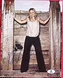 Caroline Wozniacki Tennis Superstar signed 8x10 photo Beckett BAS Authentic