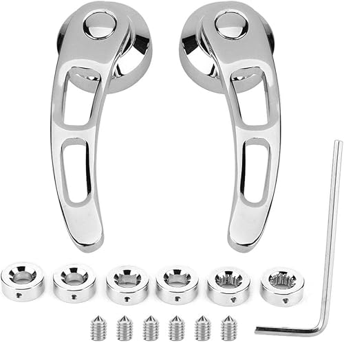 Miniatura 5 de Bediffer Juego de 2 manijas de puerta corredera para el lado del pasajero de 4 1/4 pulgadas, accesorios para automóviles mayores, exteriores