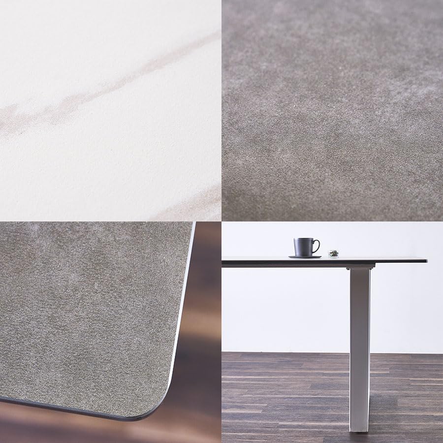 Amazon｜大川家具サンセー ダイニングテーブル 200cm 4人用 6人用