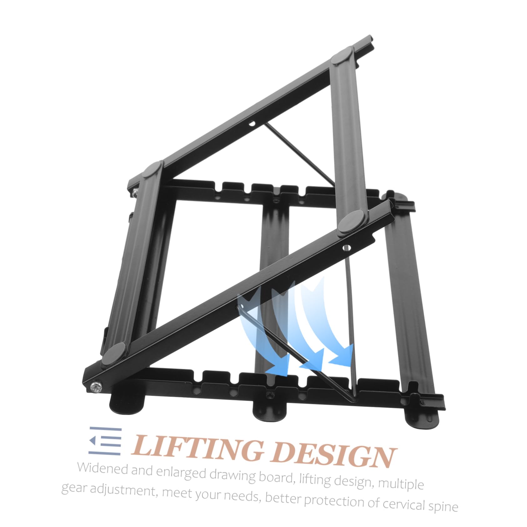 CORHAD Copy Table Stand Household Light Table Stand LED Tracing Light Board Stand Light Pad for Light Board for Light Table Stand for Tracing Professional Light Pad Holder Black Metal