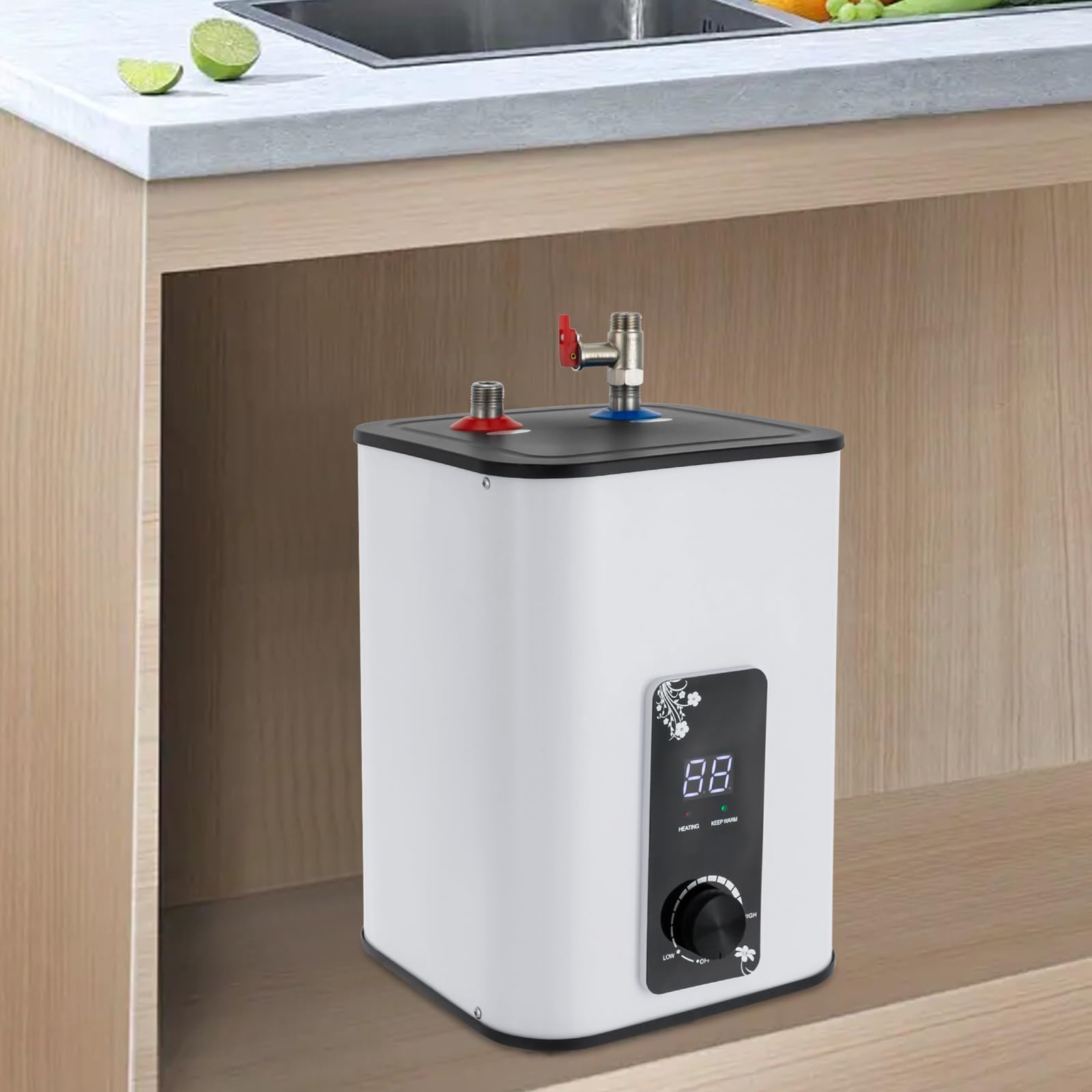 Warmwaterboiler, 80 liter, elektrische boiler, warmwaterboiler, 2000 W