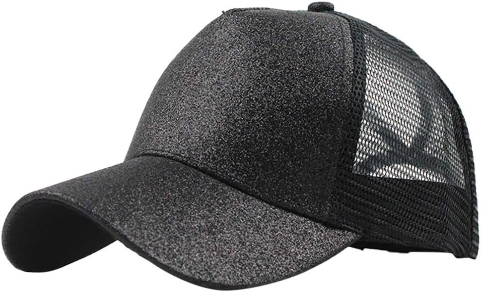 GenericCamping Baseball Cap Trucker Buns Hat Messy Unisex Visor Baseball Glitter Plain Cap Ponytail Baseball Caps Designer Face Caps for Men