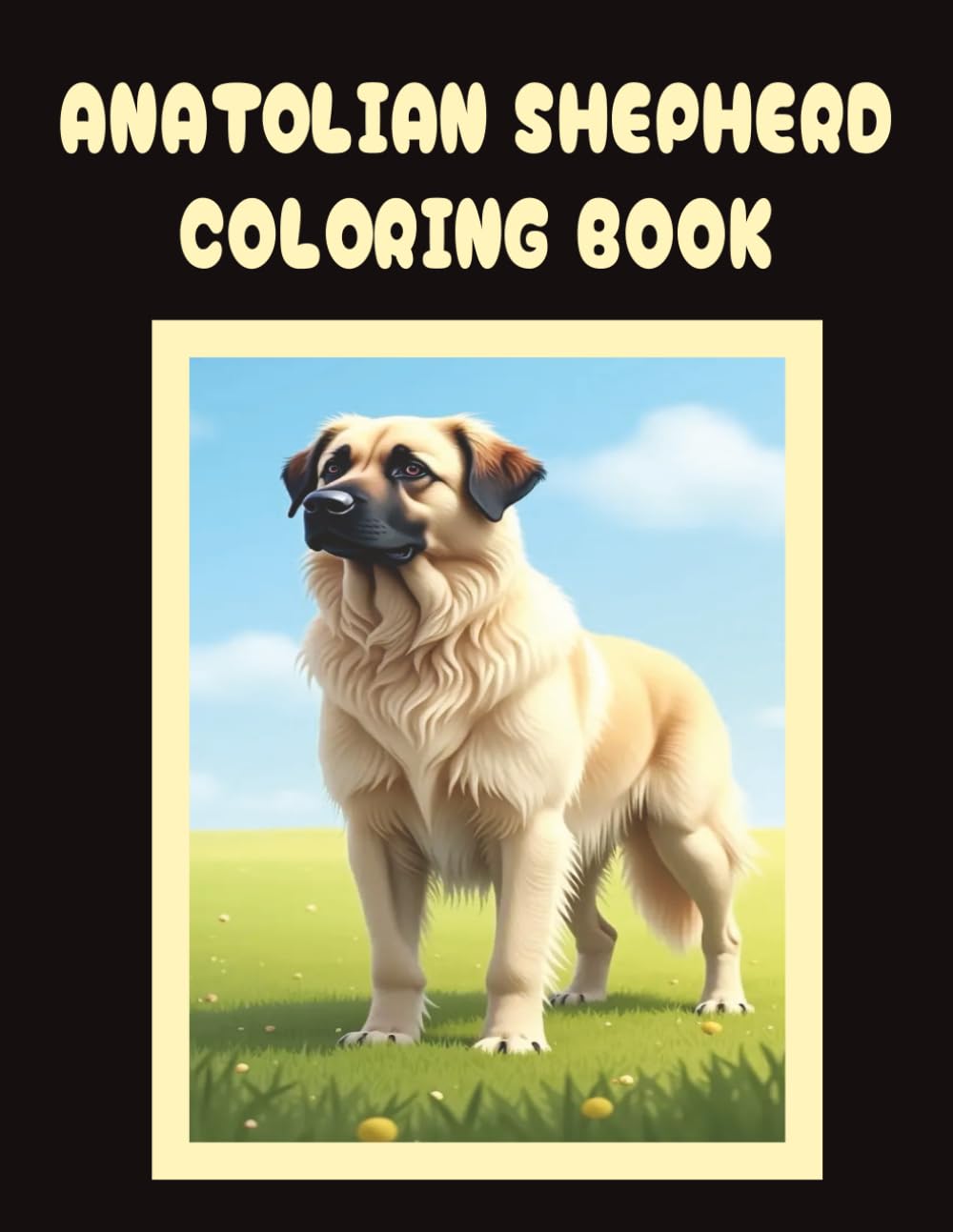 Anatolian Shepherd Coloring Book: Realistic Dog & Puppy Picture Pages with 60 Lined Drawings of Doggy Outdoor Adventures in Park, Mountain, City, ... Scenes + More | Art Gift for Kids and Adults