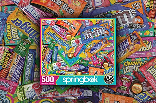 Springbok's 500 Piece Jigsaw Puzzle Sweet Tooth, Multi #TOP3