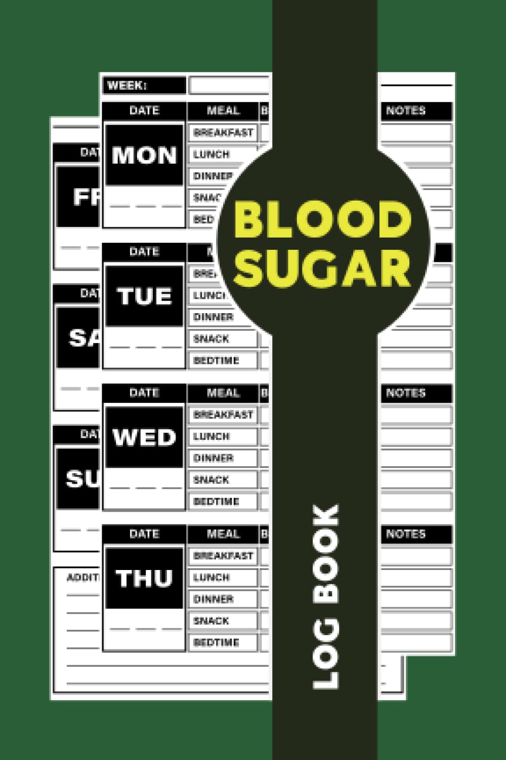 Blood Sugar Pocket Size Log Book: 52 weeks Diabetes Diary | Small Weekly Blood Glucose Monitoring Log | Daily Blood Sugar Level Record