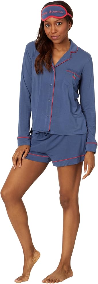 PJ Salvage Women's Loungewear Happy Pajama Pj Set