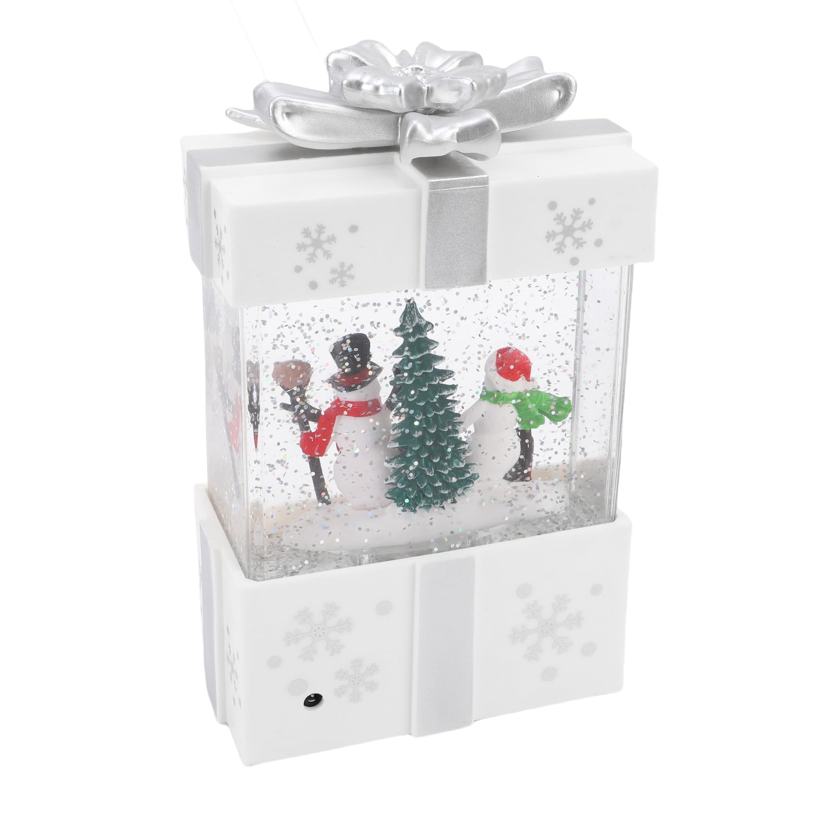 Carillon Natalizio Scintillante, Alimentato Tramite USB, 12 Cm