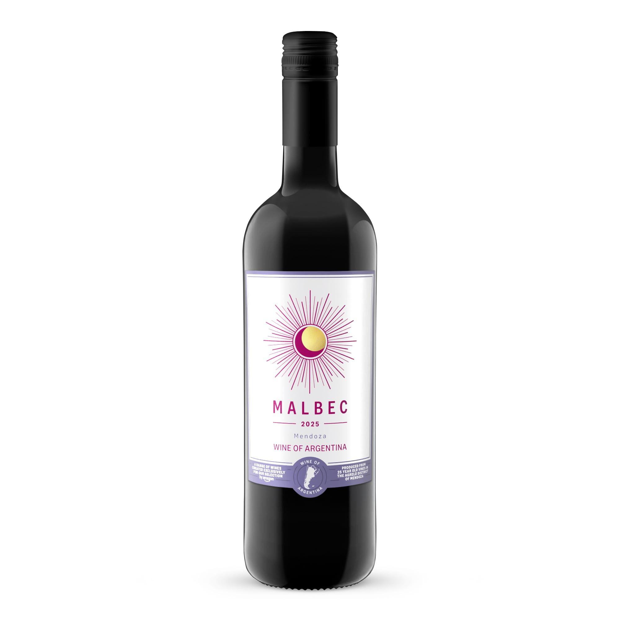 by Amazon Our Selection Mendoza Argentinian Malbec, Red Wine, 75cl