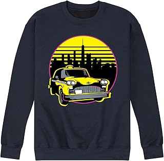 Instant Message - Taxi Chicago - Men's Crew Neck Fleece Pullover