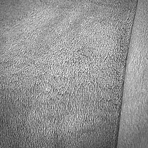 Leader Accessories Velour Super Soft 1Pcs Grey Car Front Seat Cover With Headrest Cover Airbag Compatible #TOP5