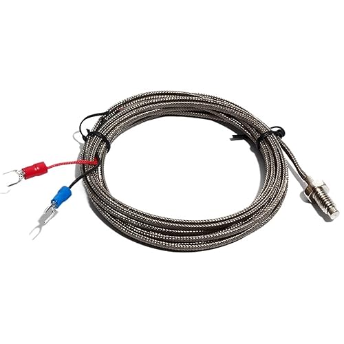 Miniatura 7 de REX-C100 Digital PID Temperature Thermostat Controller with M6 Thread Type K Thermocouple SSRRelay Output Controller Kit(Controller Set 3m,SSR