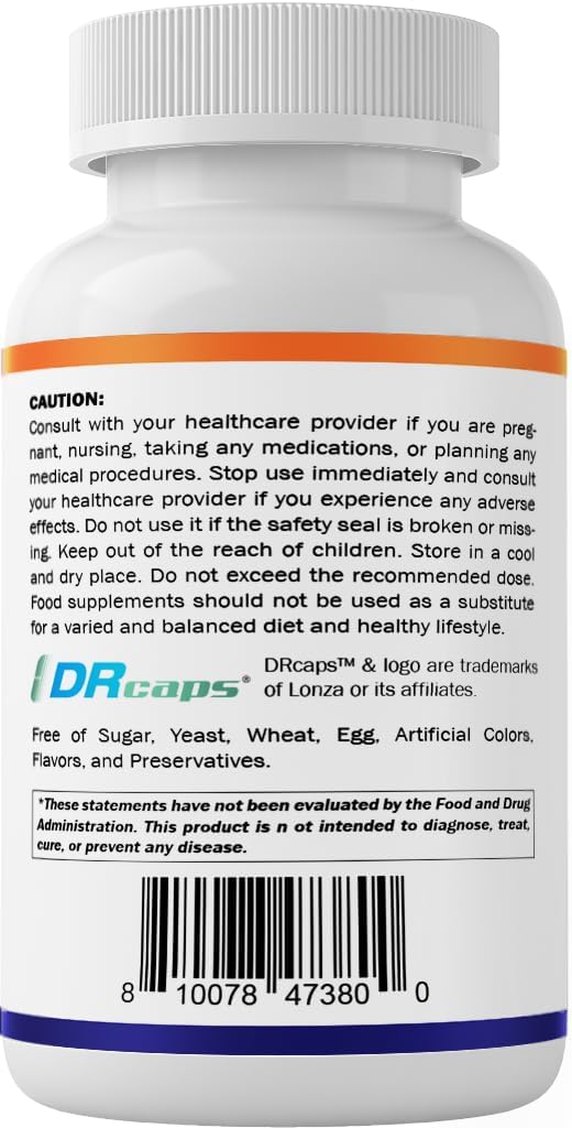 Vitamatic Lactobacillus Rhamnosus 5 Billion per DR Capsule (10 Billion Per 2 Capsules) - 60 Count - Advanced Digestive & Immune Support - Made with Prebiotic Inulin Fiber - Image 9