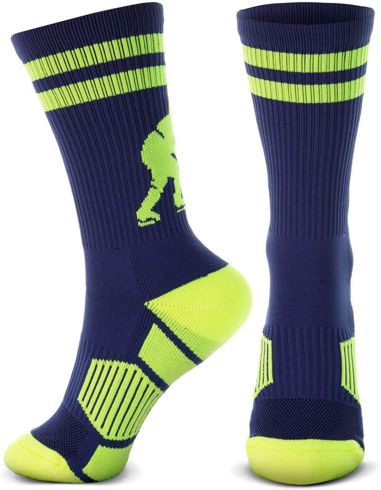 ChalkTalkSPORTS Hockey Performance Crew Socks - Youth & Adult - Multiple Colors - Mid-Calf Socks - Image 4