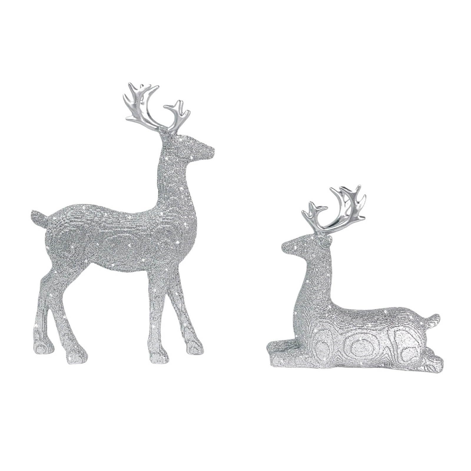 Planche de Noël flexible cerf pour ajuster une table encombrée