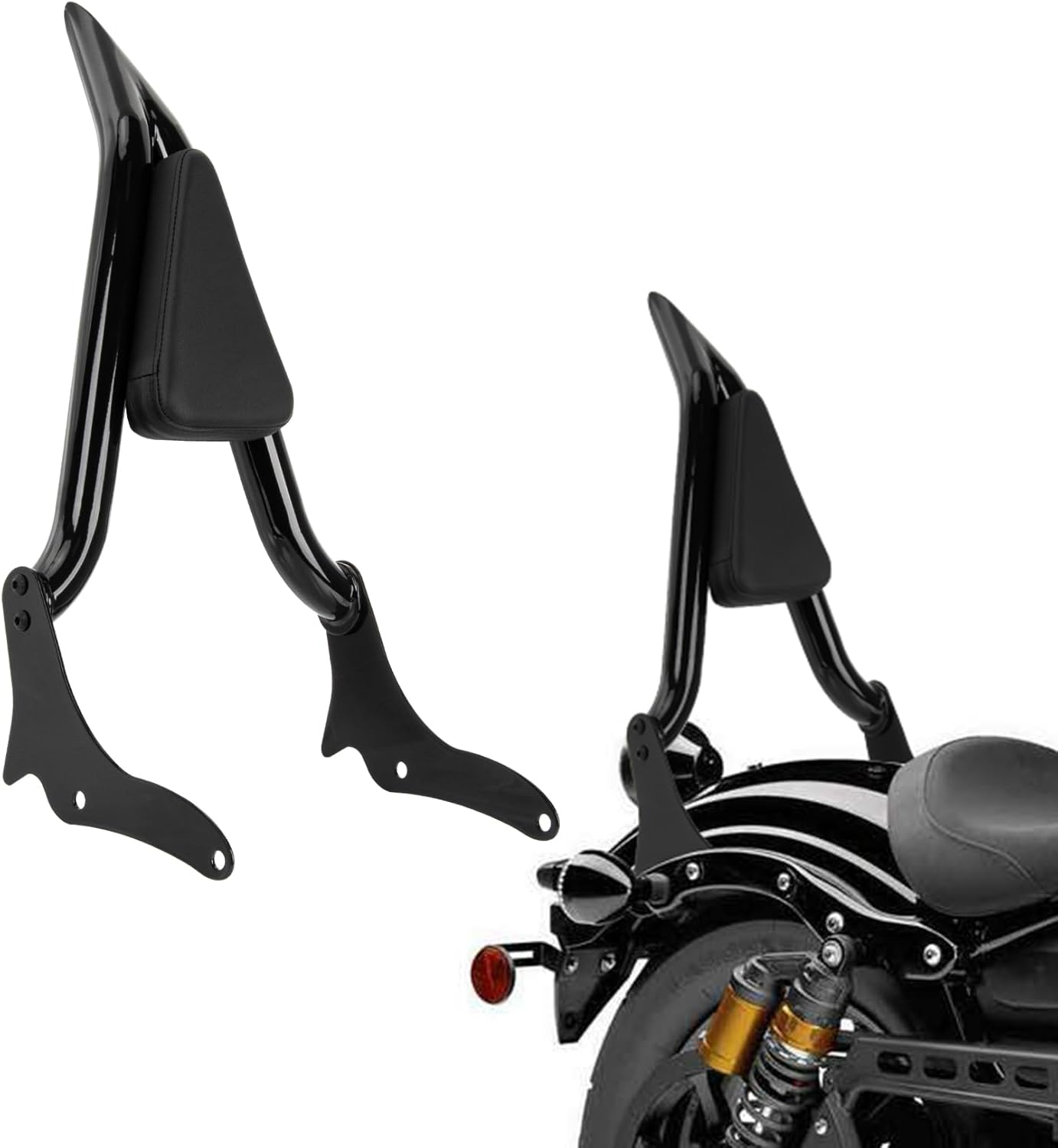 Detachable Passenger Backrest Sissy Bar- PSLER Motorcycle Sissy Bar for Bolt XV 950 Bolt-XV 950 R 2013-2024