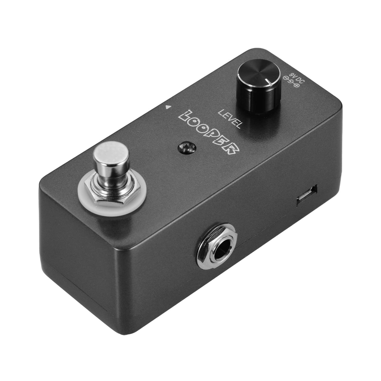 Mini Looper Effect Pedal Guitar Loopers Bass Loop Pedal Ullimited Overdubs 5 Minutes Looping Time with USB Interface Purple