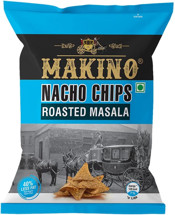 Makino Nacho Chips Roasted Masala 60 gm