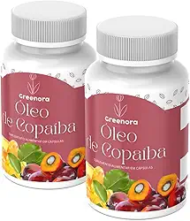 Óleo de Copaíba 500mg - Kit com 02 Frascos de 120 Cápsulas - 500mg por cápsula
