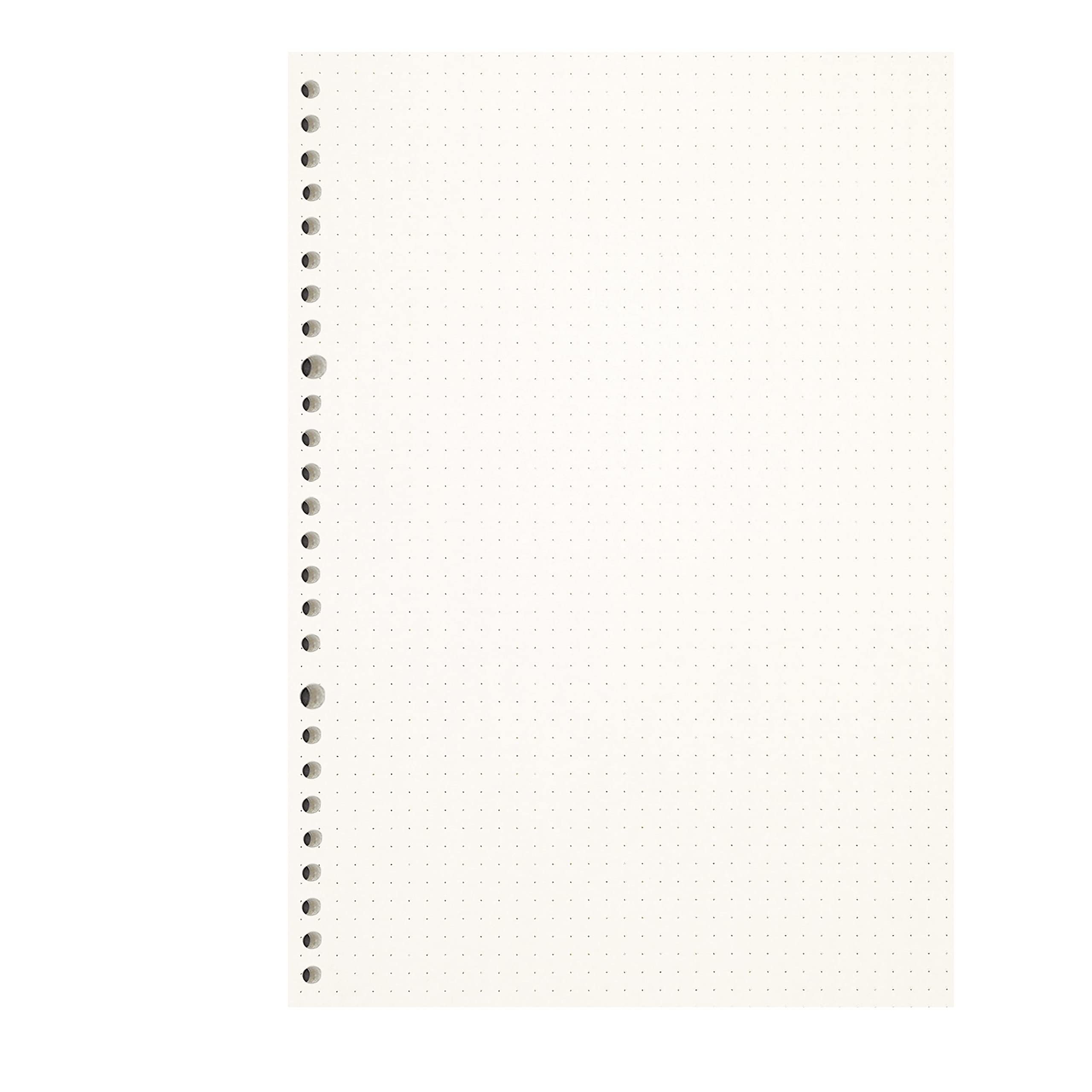 Zelten Loose Leaf Punched Paper Refills Paper for 6 Hole Binder Personal Organizer Diary Notebook Refillable Planner (Dotted,B5/26 Hole) - Image 2