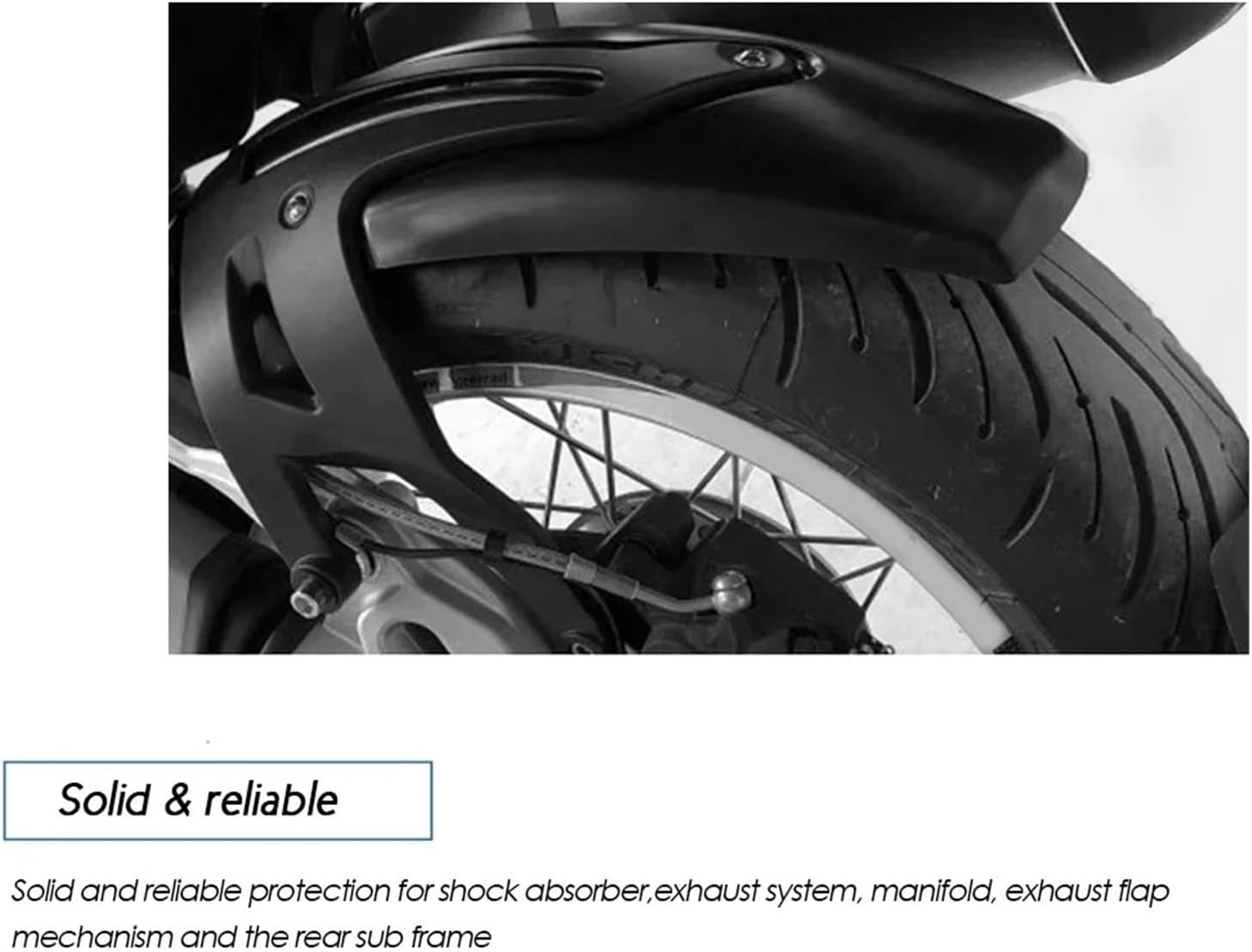 Compatible For R1250GS R1200GS，Motorcycle Rear Fender Mudguard Wheel Hugger Splash Guard LC ADV R 1250 GS Adventure Motorcycles Parts