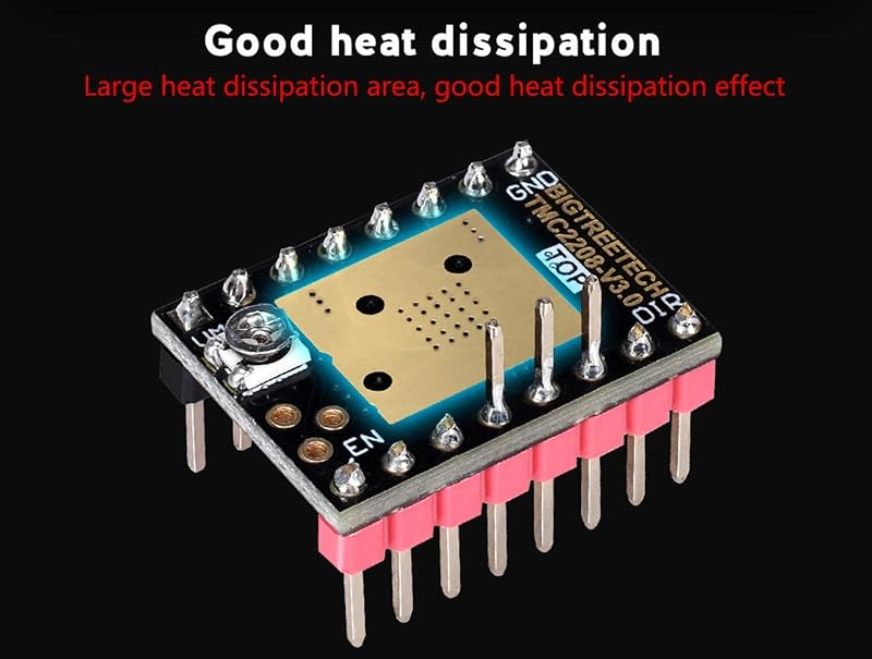 BIGTREETECH Octopus V1.1 Vezérlőpanel 8db TMC2208 UART Meghajtóval - 32 Bites, TFT Kijelzővel Kompatibilis, Klipper Firmware és Raspberry Pi