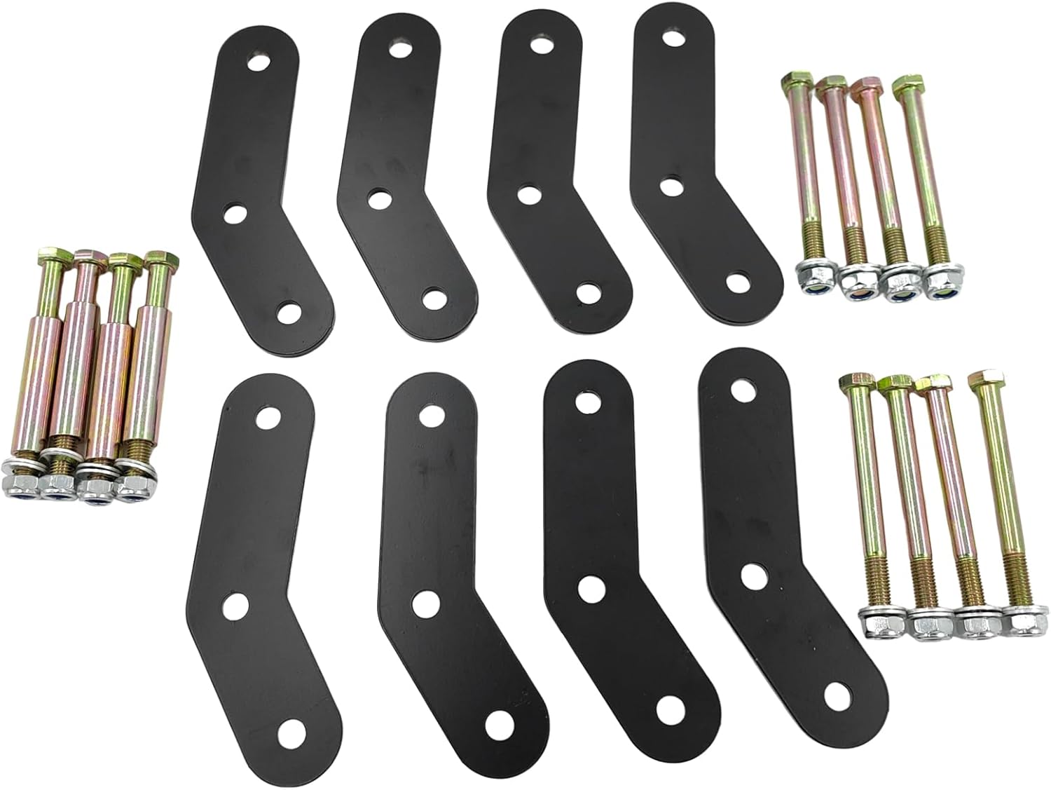 2" Front & Rear Lift Shackles Kit Compatible with Wrangler YJ 4WD 2WD 1987 1988 1989 1990 1991 1992 1993 1994 1995