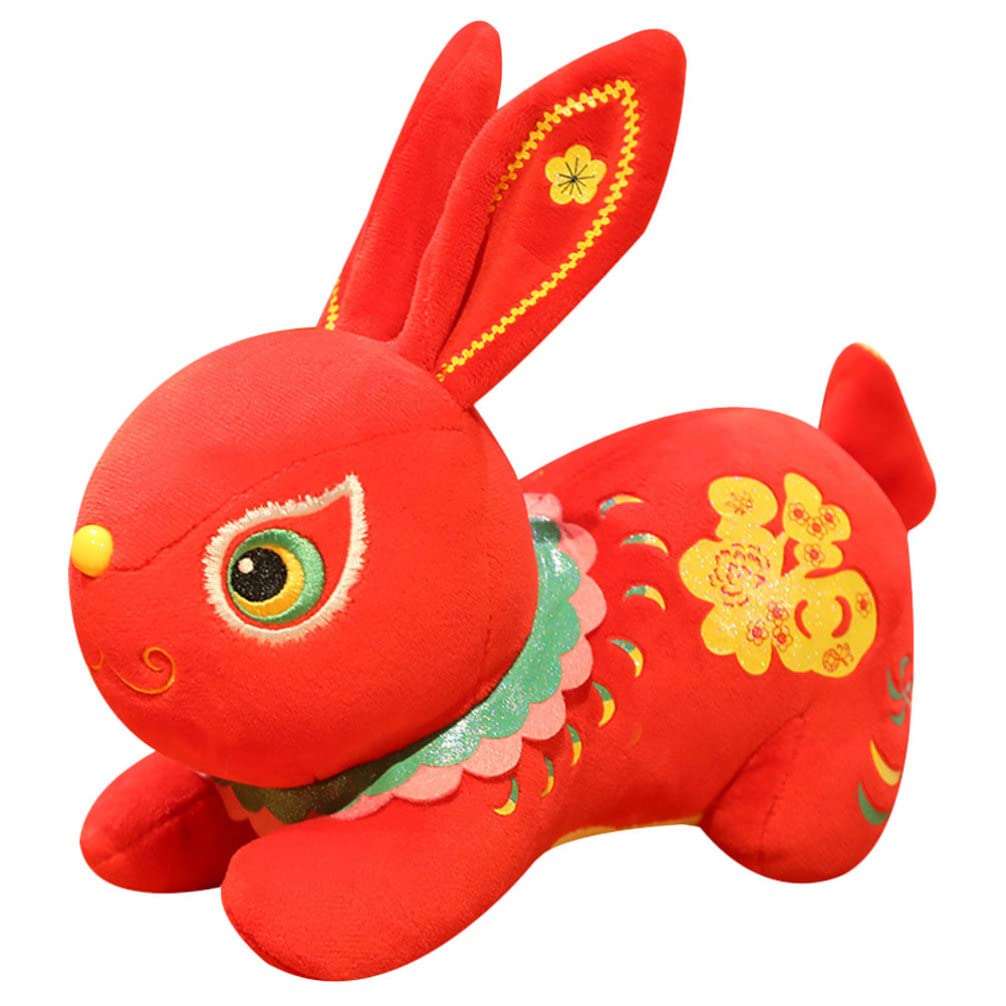 Buy BESTOYARD Stuffed Mascot Toys Bunny Plush Toy Chinese Rabbit
