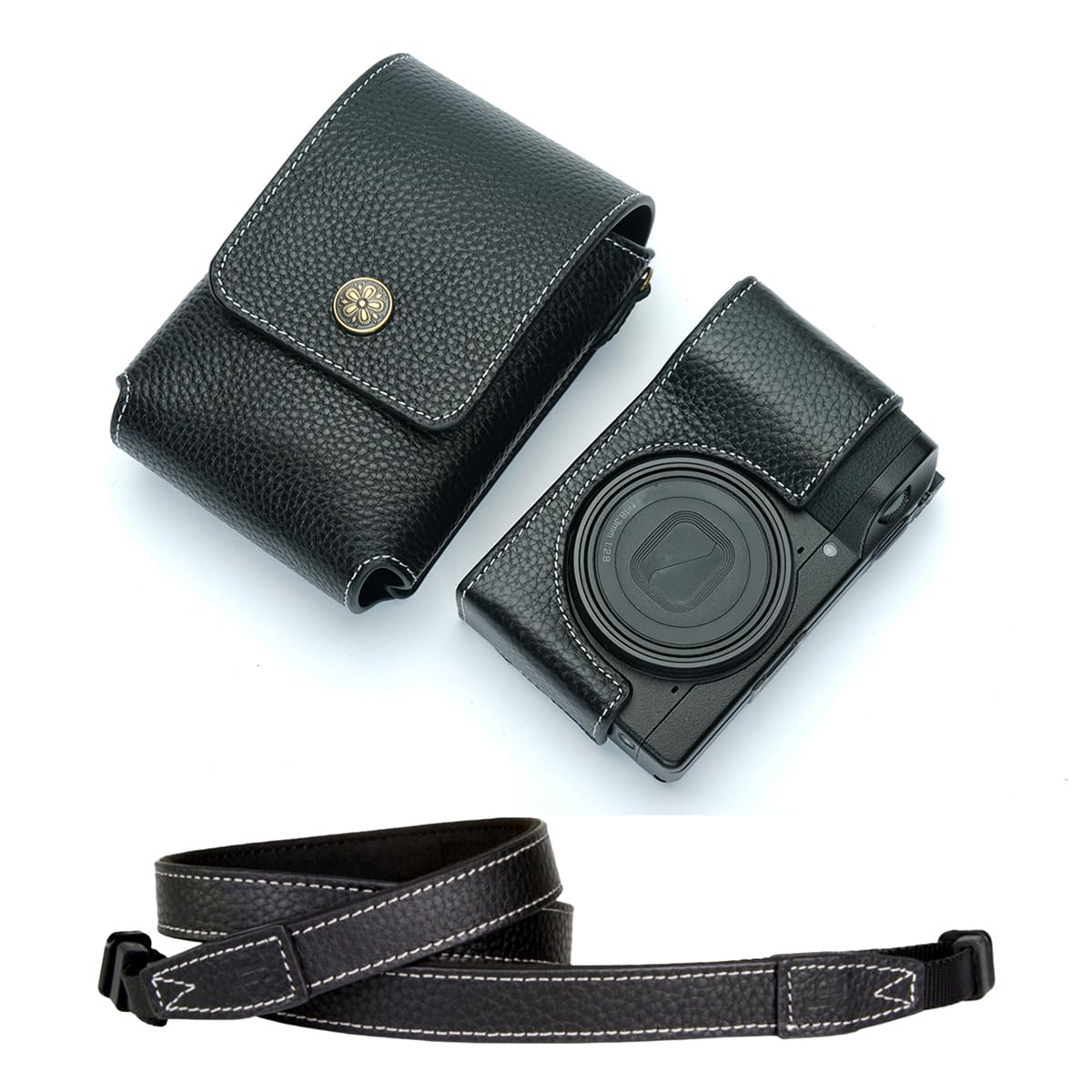 CX4 RICOH 【実動品】【ショット数1588枚】ケース、ストラップ 本革製 (ブラック)【 GS-4 フィンガーストラップ RICOH | Amazon デジタルカメラ
