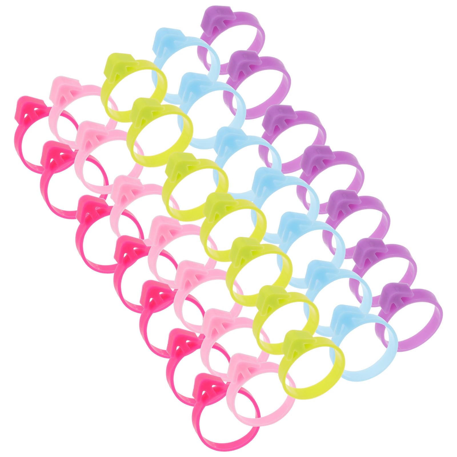 Clips para bolsas grandes de repostería Milisten de plástico para sellar mangas