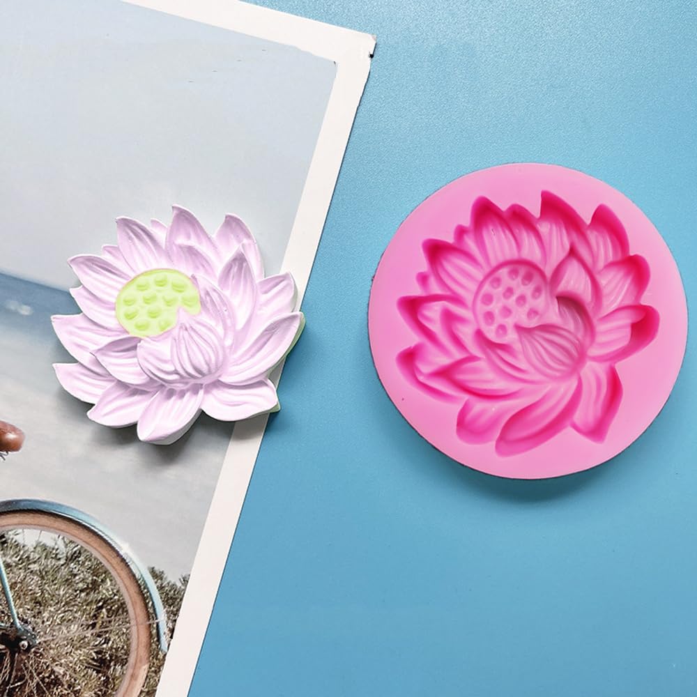 10 Stück Blumen-Silikonformen, Sonnenblumen-Rosen-Seifenform, Backform, Fondantform, Harzform für die Herstellung von Polymer-Ton, Schokoladenherstellung, Süßigkeitenherstellung, Kuchendekoration