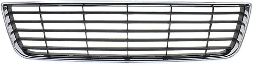 FITRITE AUTO PARTS Nueva parrilla de cubierta de parachoques delantero para Chevrolet Impala 2006-2011, excepto modelos Ss, carcasa cromada/inserto