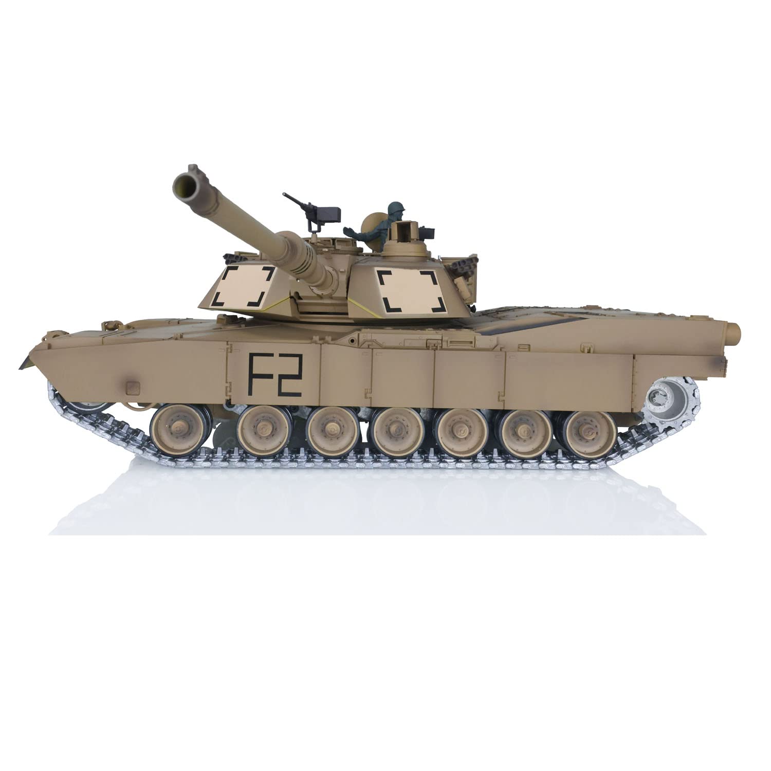 1/16戦車ラジコン　USエイブラムス　ヘンロン3918-1 ver.7.0 Amazon.com: wheelfun Heng Long Ver M1A2 Abrams RC Tank 2.4G