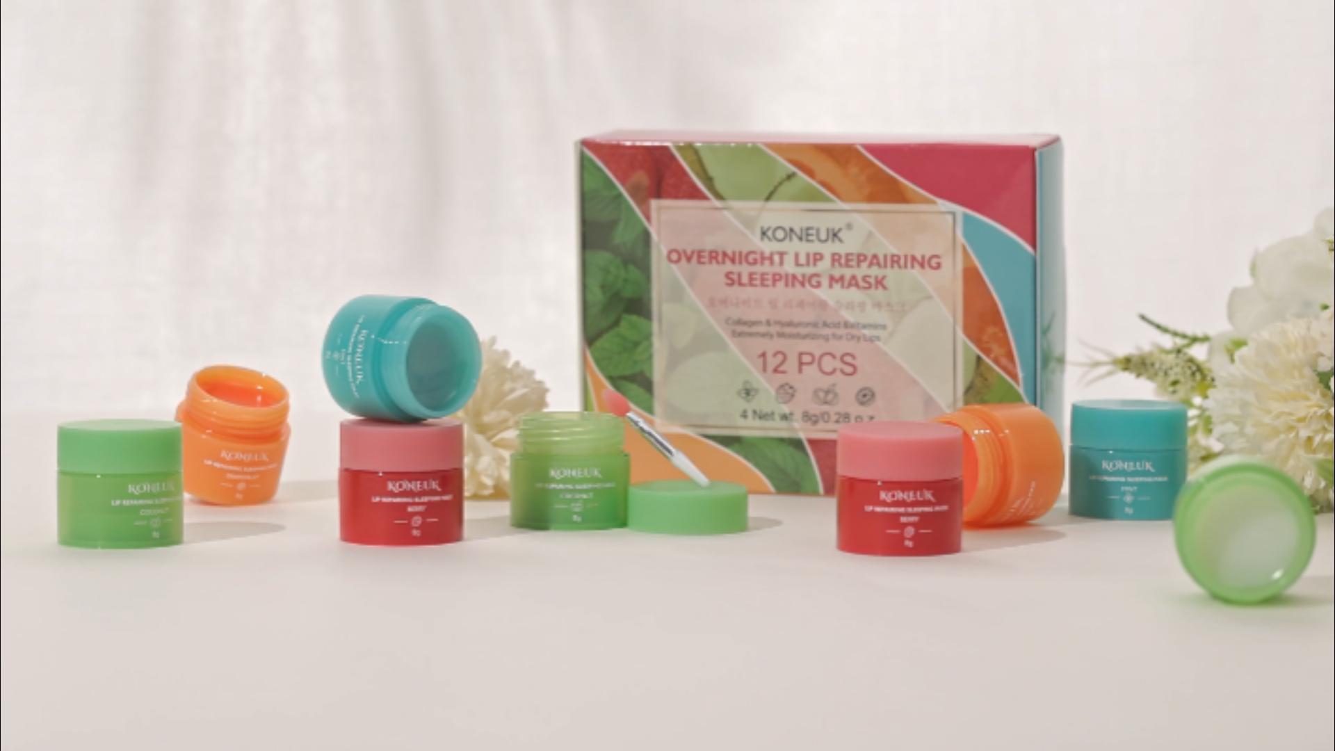 Amazon.com : 12 Pack Lip Sleeping Mask Set, Overnight Lip