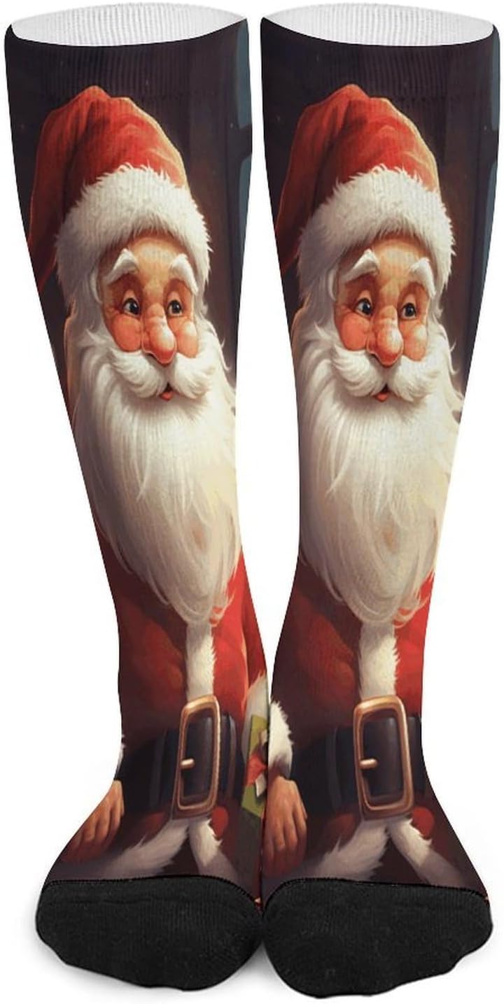 High Definition Compression Sock Circulation Support Socks Lightweight Knee High Tube Sock Over-The-Calf Sock for Adult