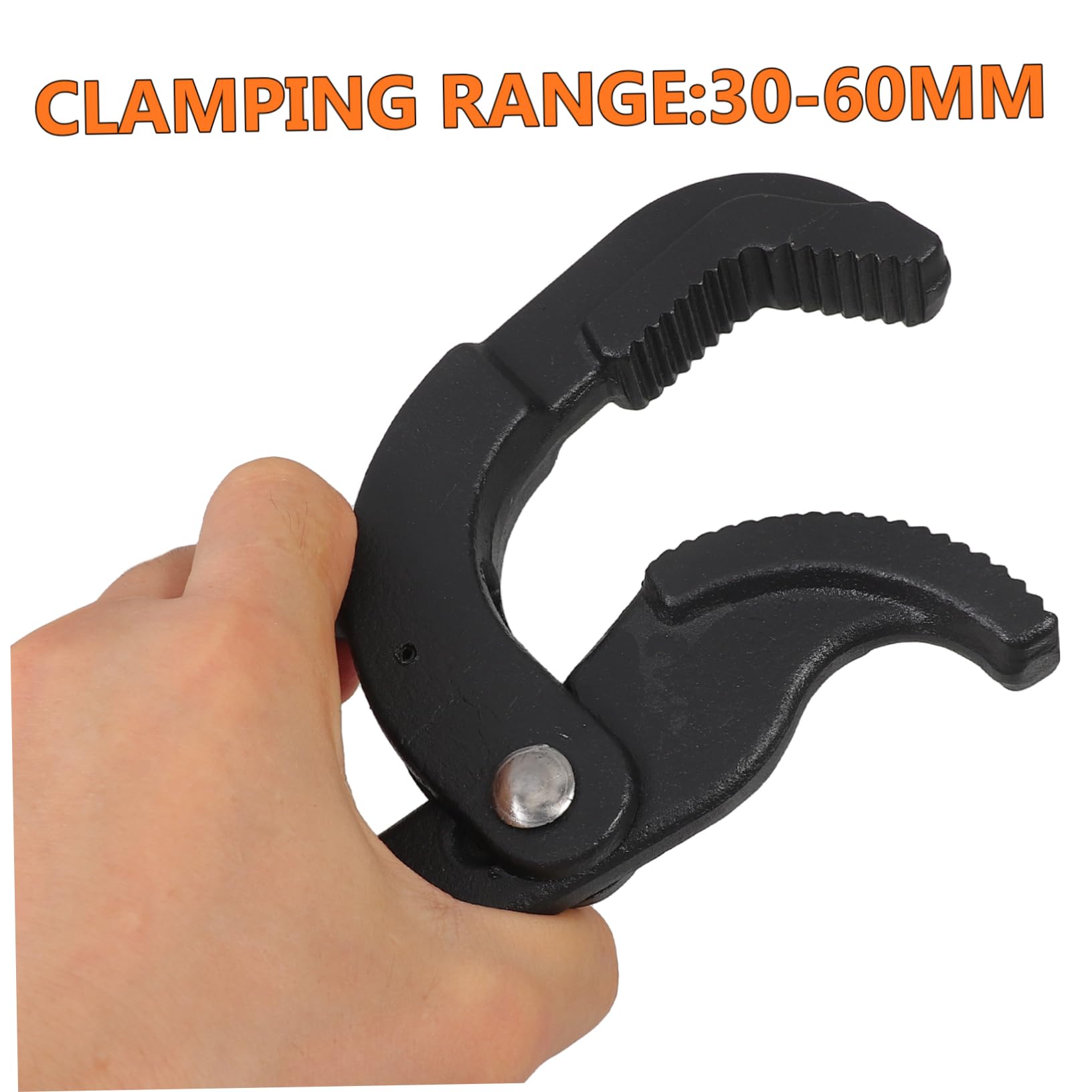 Llave Inglesa Diseño Compacto y Ligero Ajustable Multifuncional, de Acero al Carbono, para Fontanería y Mantenimiento de Lavabo y Fregadero