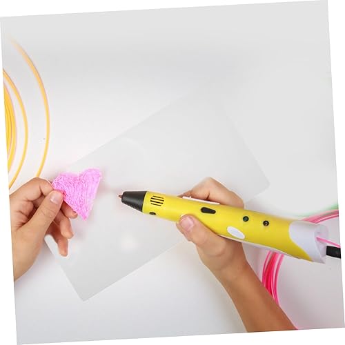 Miniatura 4 de EXCEART 10 Uds. Tablero de dibujo transparente 3D Pen Pad 3D Plantillas de pluma 3D Impresora 3D Alfombrilla 3dpen Pad 3 Accesorios Papel de dibujo