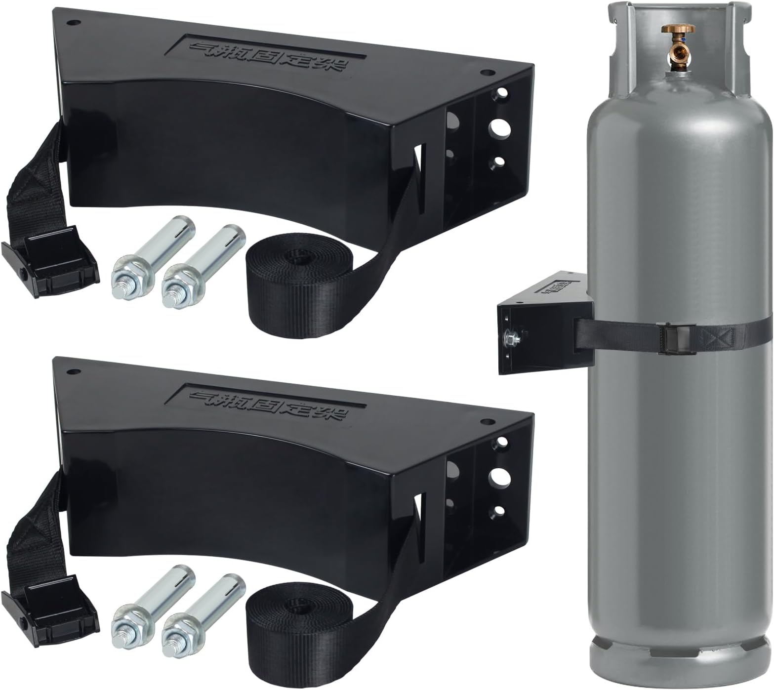 Propane Tank Holder (2 Black)
