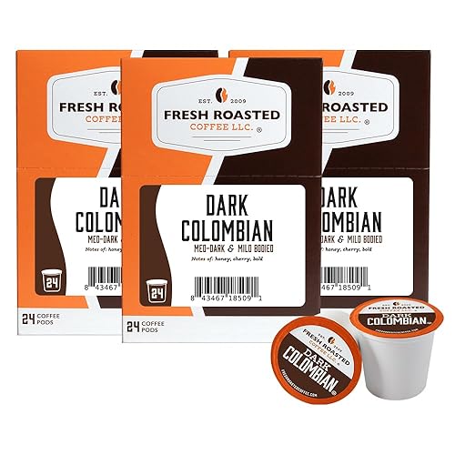 Miniatura 254 de Fresh Roasted Coffee, Crema Brûlée, cápsulas de café saborizadas, compatible con K-Cup, 24