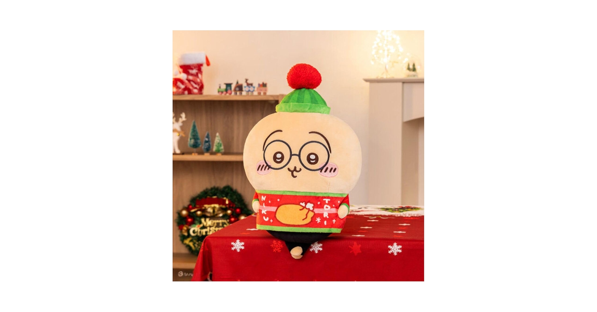 ちいかわ クリスマス BIG ぬいぐるみ うさぎ ちいかわ ハチワレ全種3セット Amazon.co.jp: ちい 'かわ クリスマスBIGぬいぐるみ 公式 全3種
